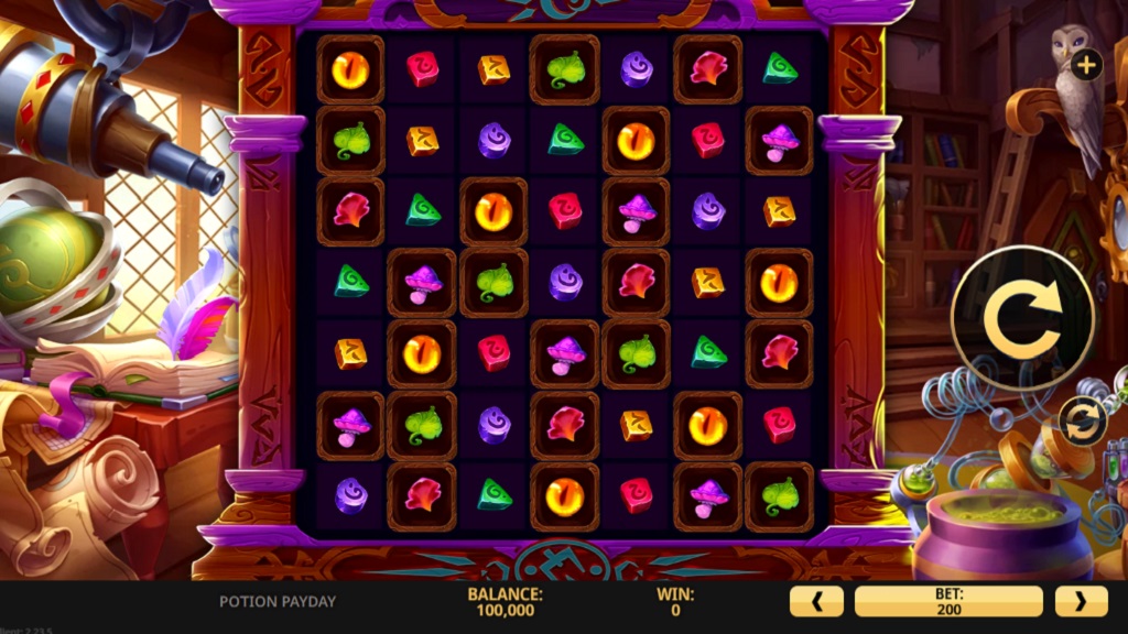 Screenshot of Potion Payday slot from High 5