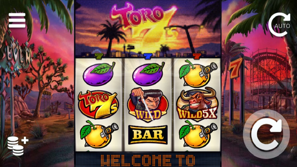 Screenshot of Toro 7s from slot Elk Studios