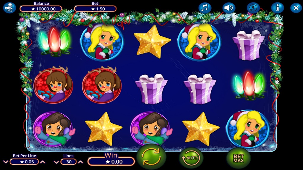 Screenshot of Jingle Jingle slot from Booming Games