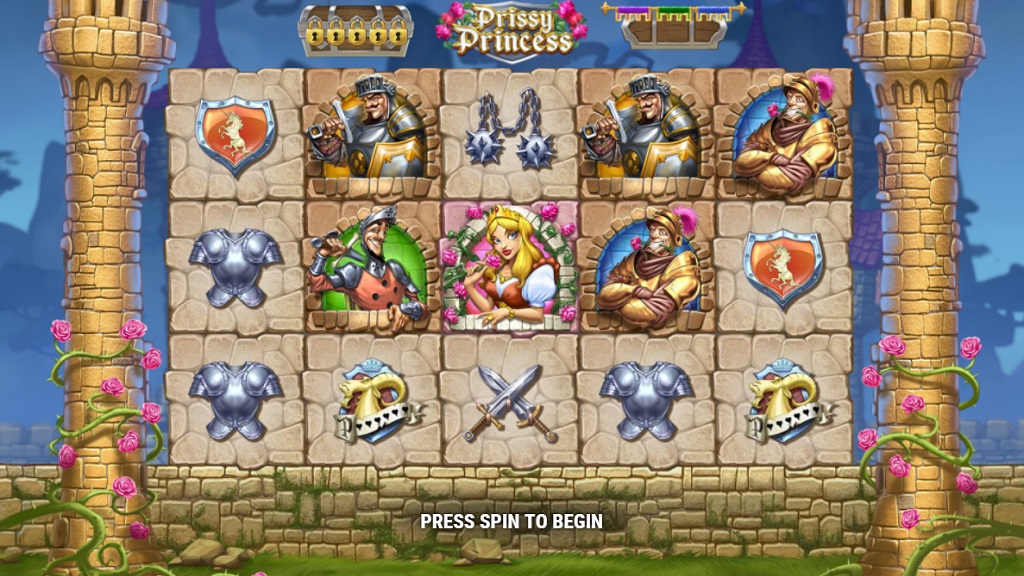 Screenshot of Prissy Princess slot from Play’n Go