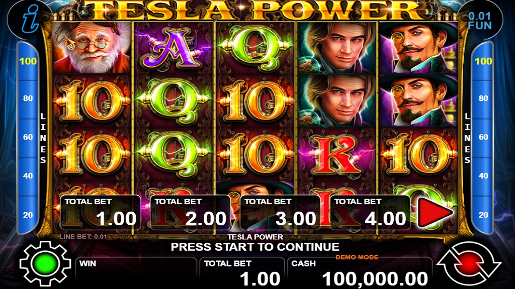Tesla Power Slot Machine Full Review and Free Demo Game