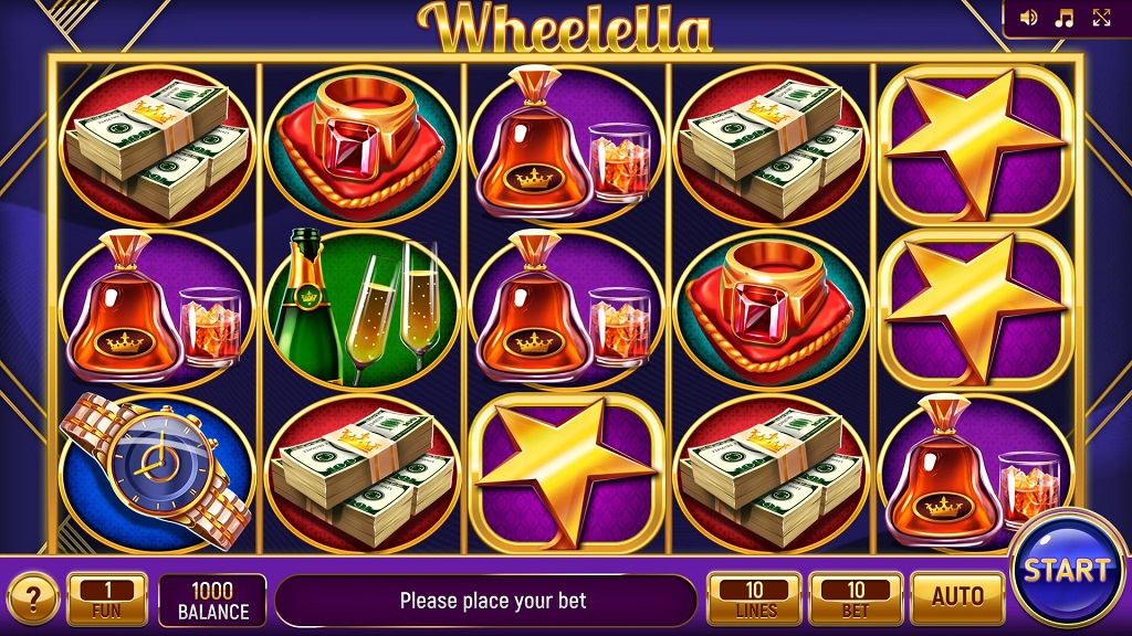 Screenshot of Wheelella slot from InBet